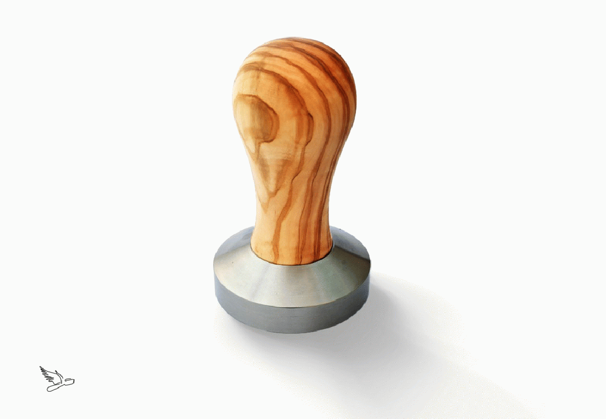 Tamper 58mm Olivenholz