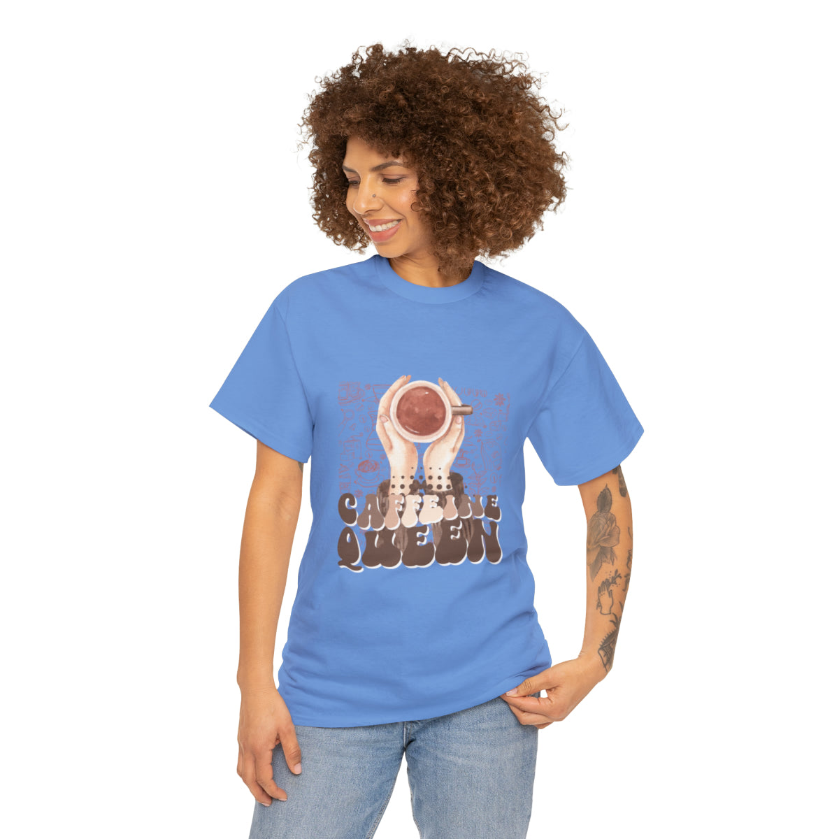 Coffee Queen T-Shirt......Unisex Heavy Cotton Tee