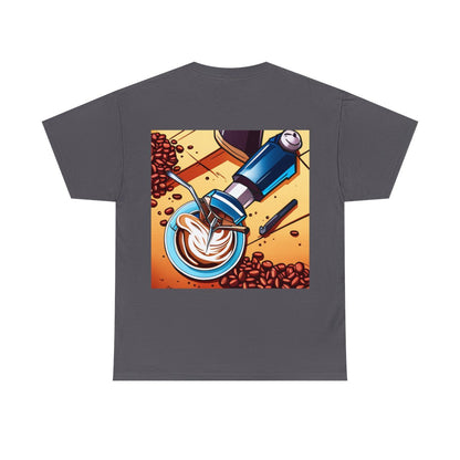 Manga T-shirt Coffee Anime