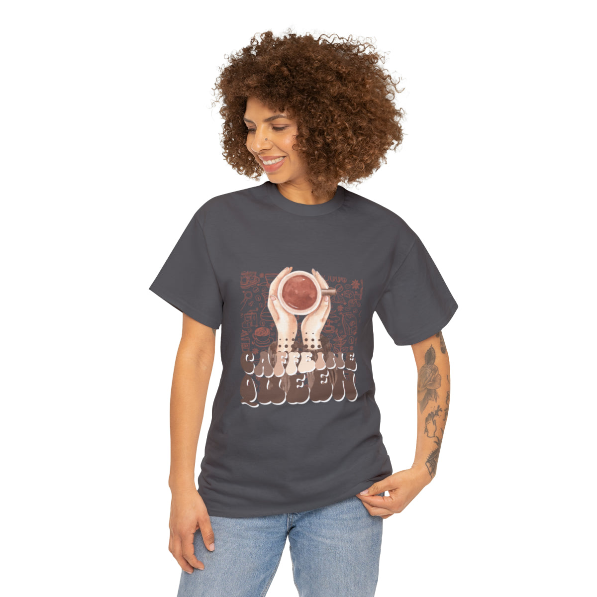 Coffee Queen T-Shirt......Unisex Heavy Cotton Tee