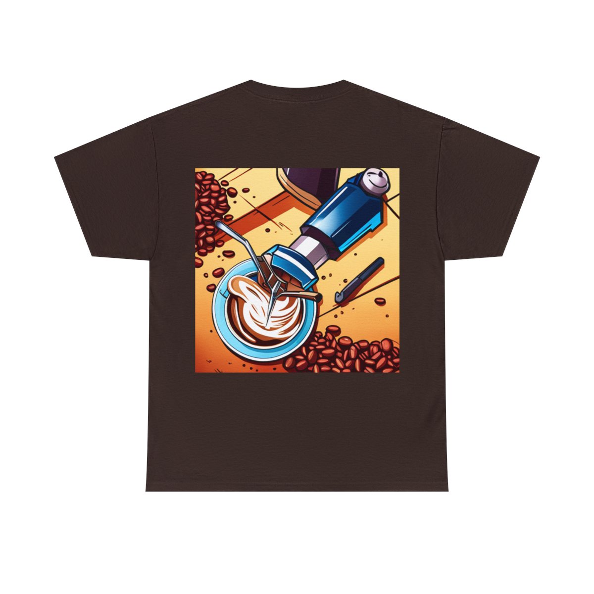 Manga T-shirt Coffee Anime