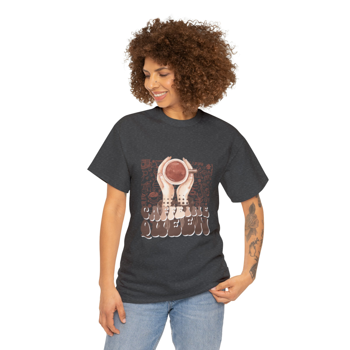 Coffee Queen T-Shirt......Unisex Heavy Cotton Tee