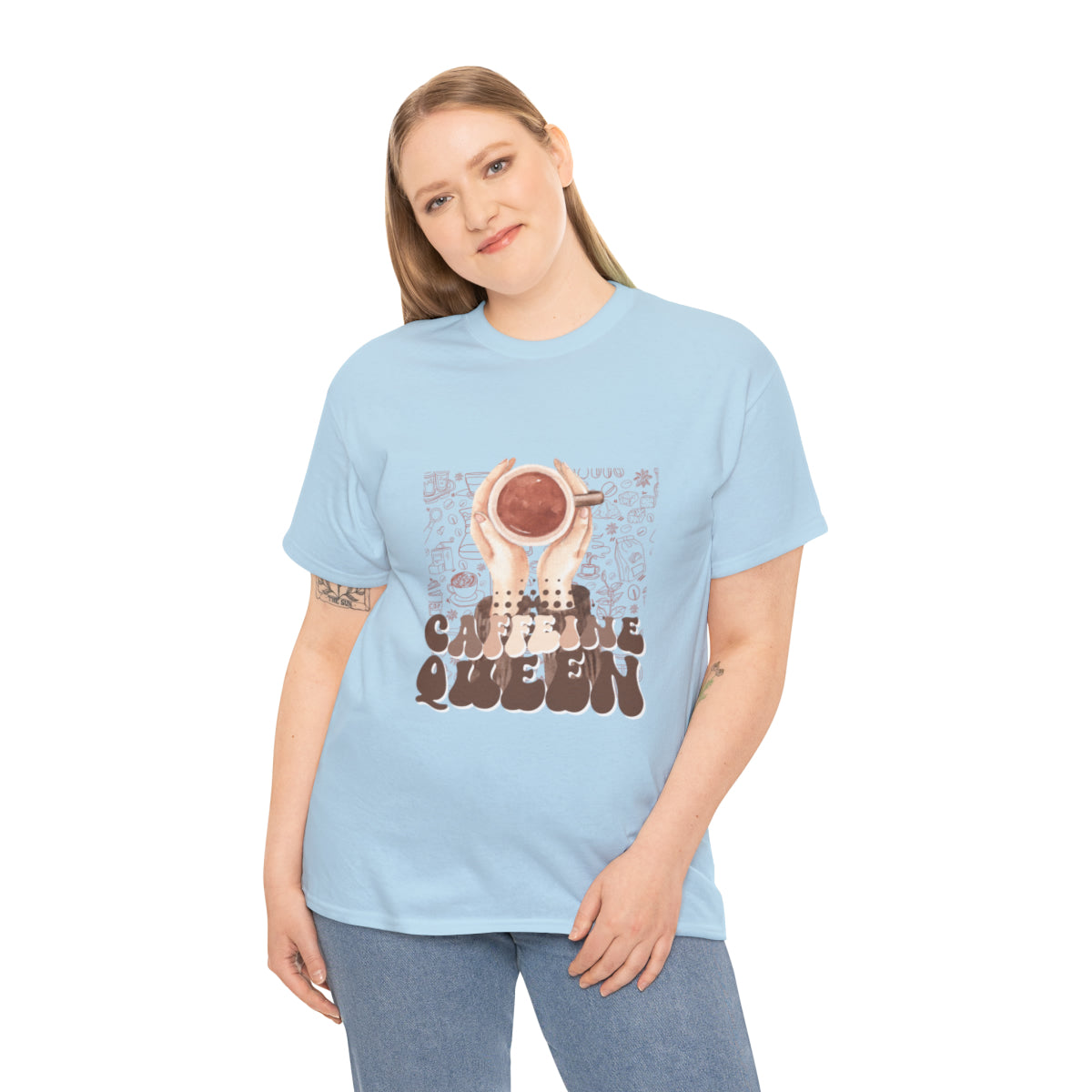 Coffee Queen T-Shirt......Unisex Heavy Cotton Tee