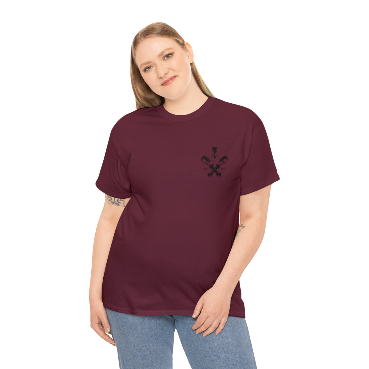 Handmade Tamper aus alten Skateboards......Unisex Heavy Cotton Tee