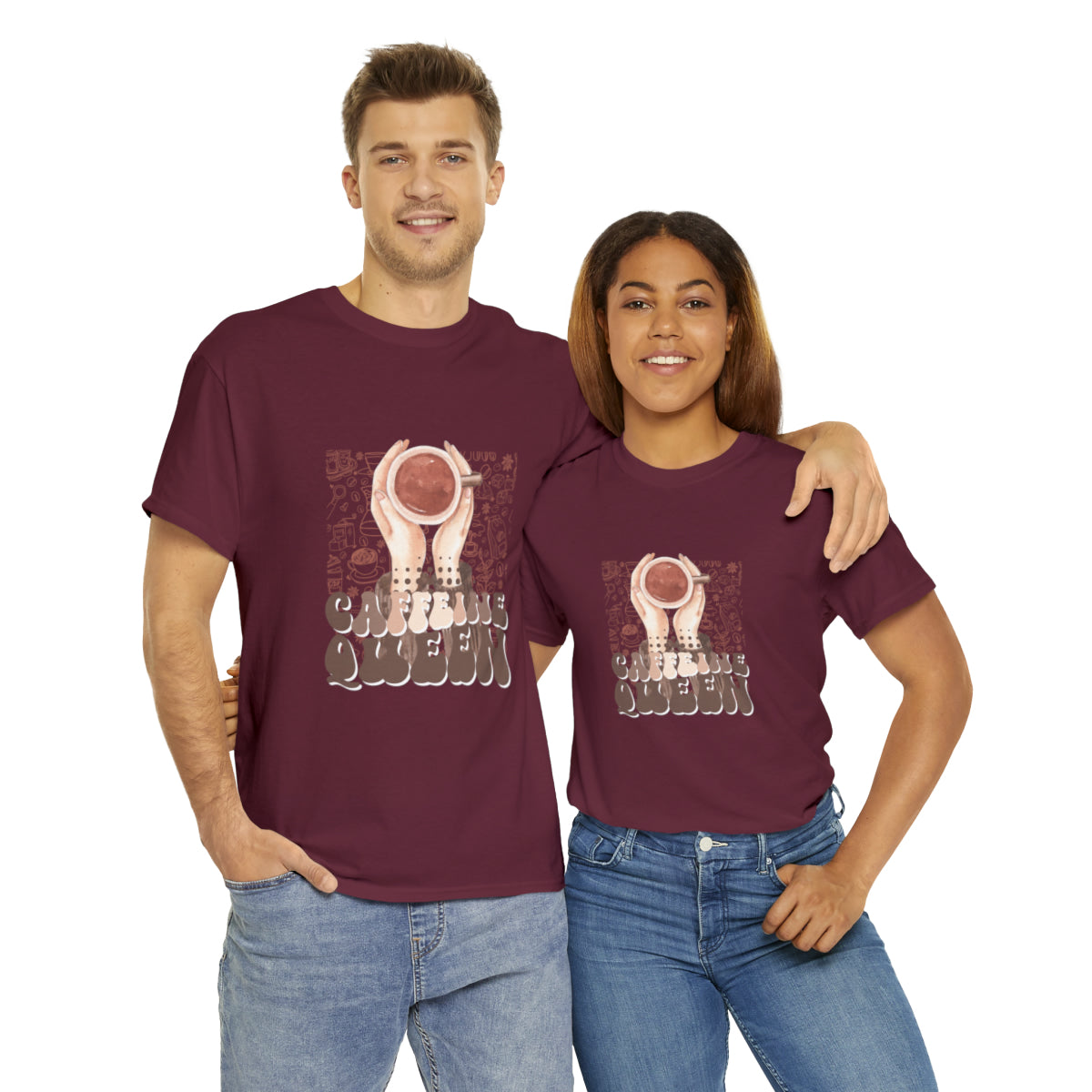 Coffee Queen T-Shirt......Unisex Heavy Cotton Tee