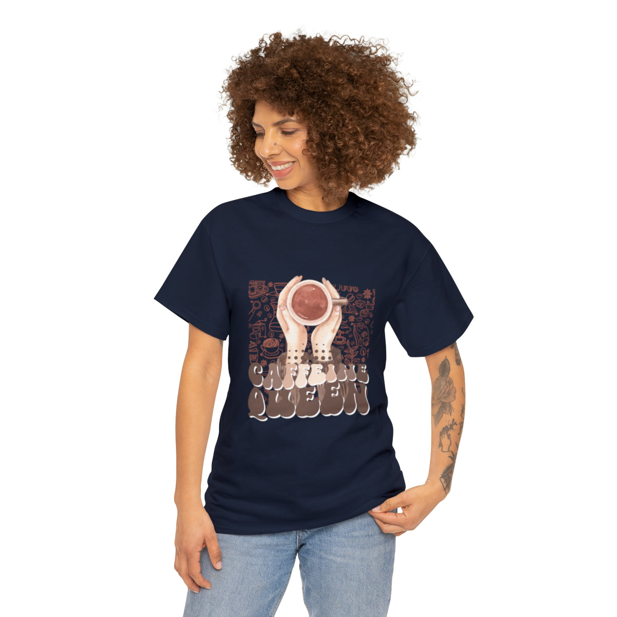 Coffee Queen T-Shirt......Unisex Heavy Cotton Tee