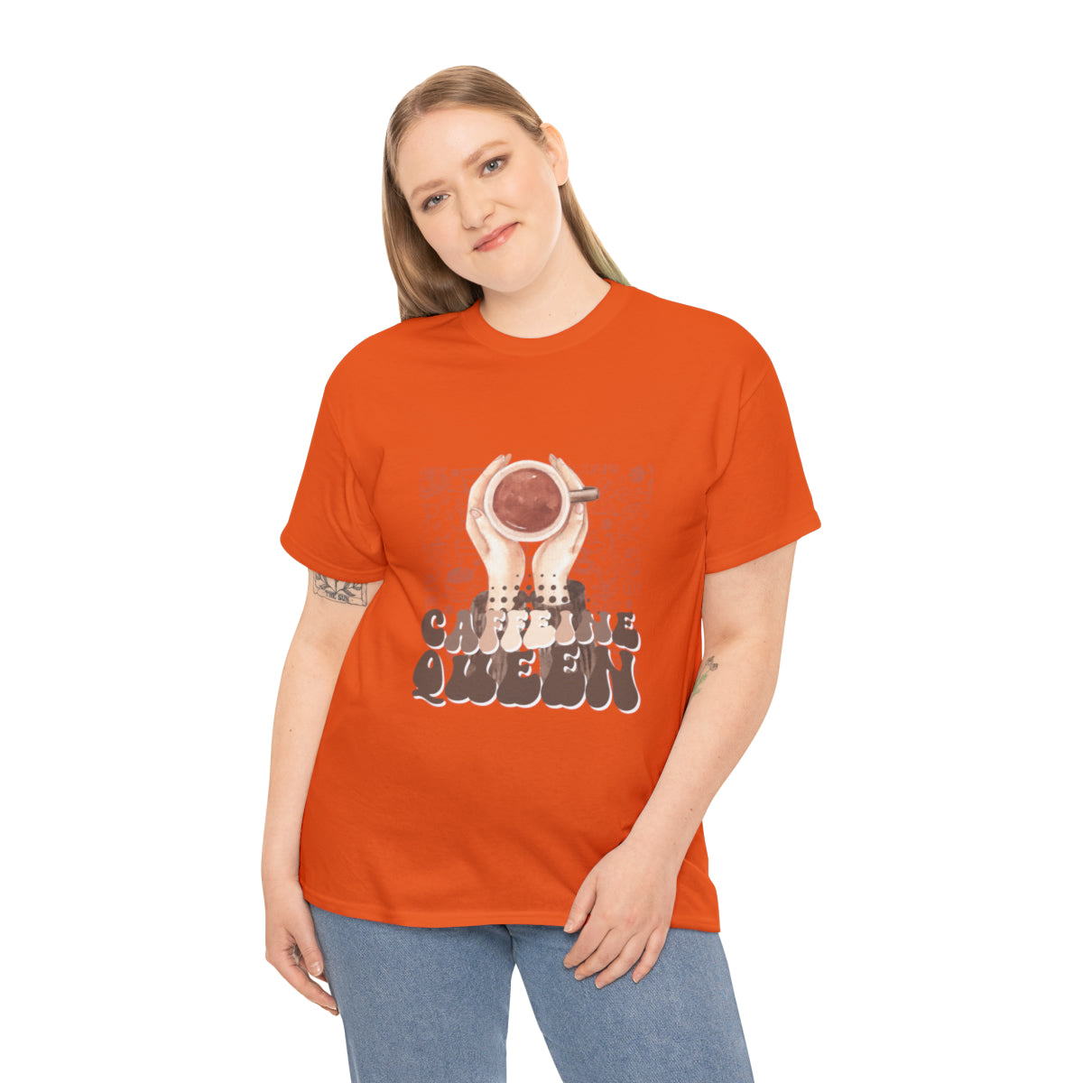 Coffee Queen T-Shirt......Unisex Heavy Cotton Tee