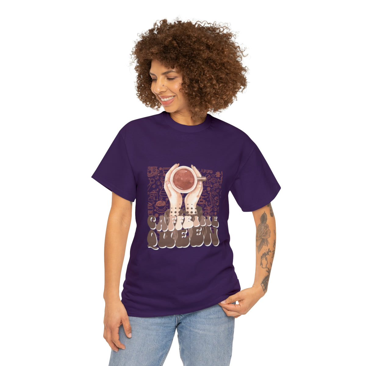 Coffee Queen T-Shirt......Unisex Heavy Cotton Tee