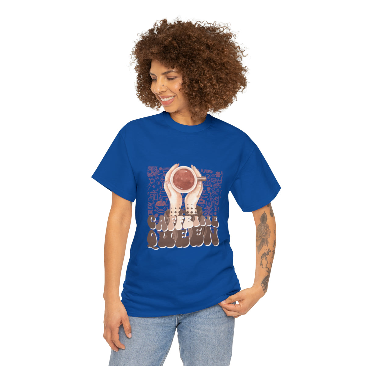 Coffee Queen T-Shirt......Unisex Heavy Cotton Tee