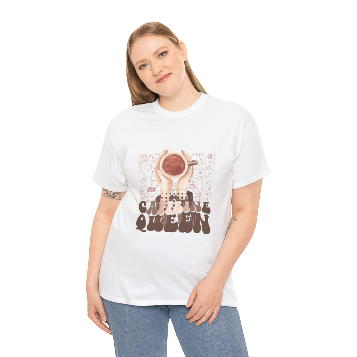 Coffee Queen T-Shirt......Unisex Heavy Cotton Tee