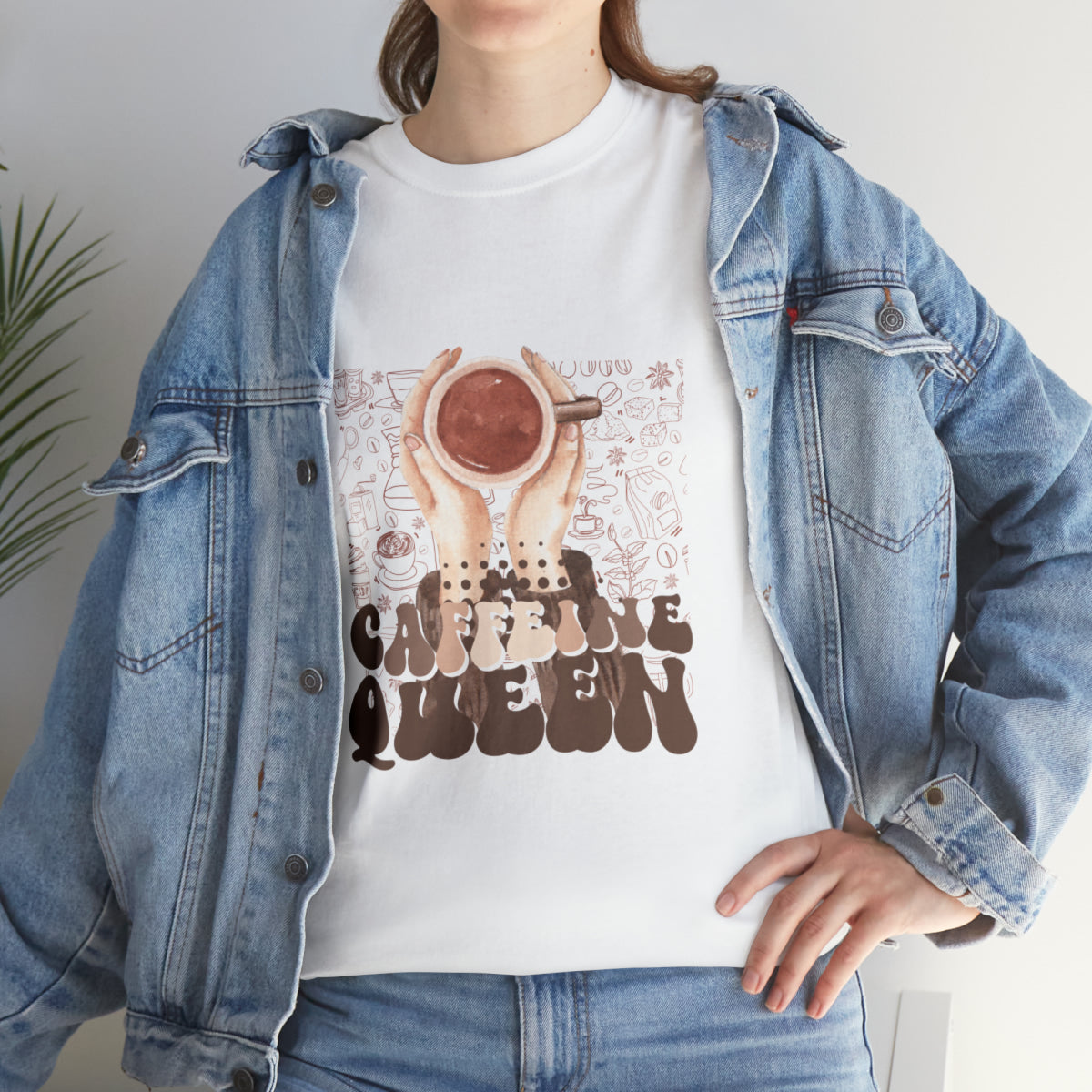 Coffee Queen T-Shirt......Unisex Heavy Cotton Tee