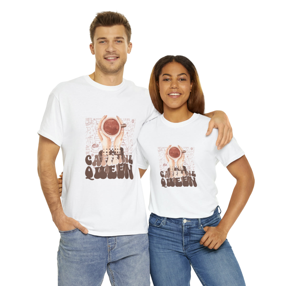 Coffee Queen T-Shirt......Unisex Heavy Cotton Tee