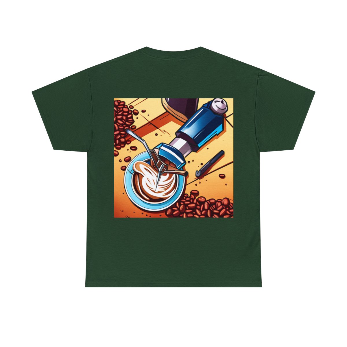 Manga T-shirt Coffee Anime