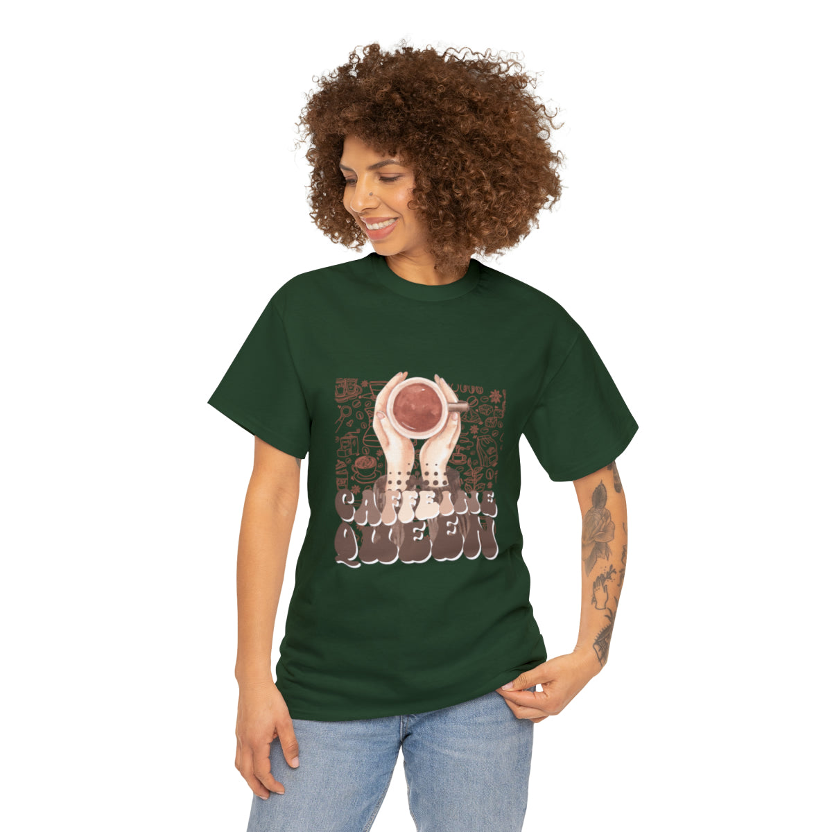 Coffee Queen T-Shirt......Unisex Heavy Cotton Tee