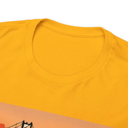 Golden Gate Bridge....and Coffee.......Unisex Heavy Cotton Tee
