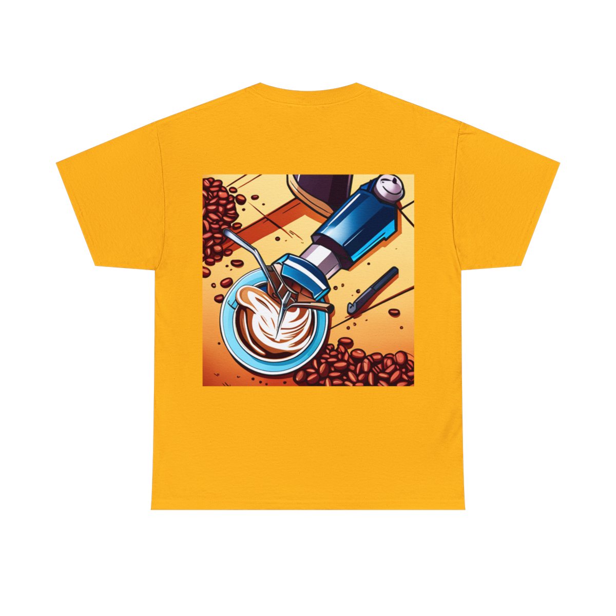 Manga T-shirt Coffee Anime
