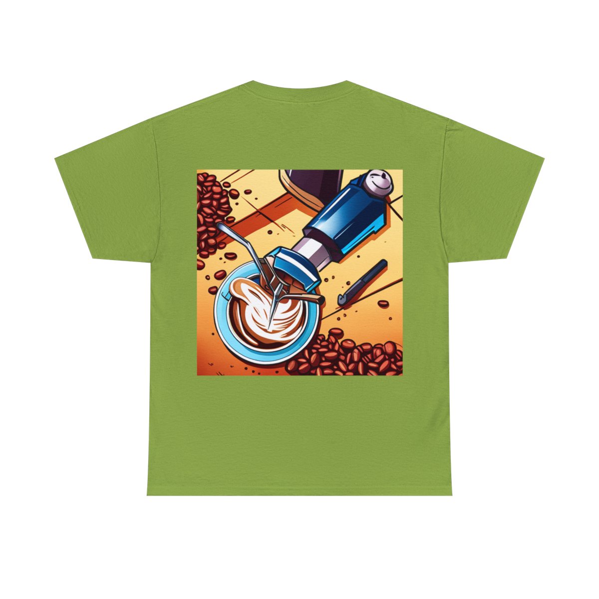 Manga T-shirt Coffee Anime