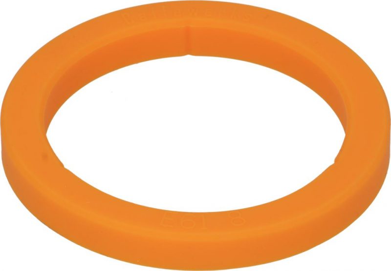 Siebträgerdichtung aus Silikon orange Ø 73x57x8 mm für E61