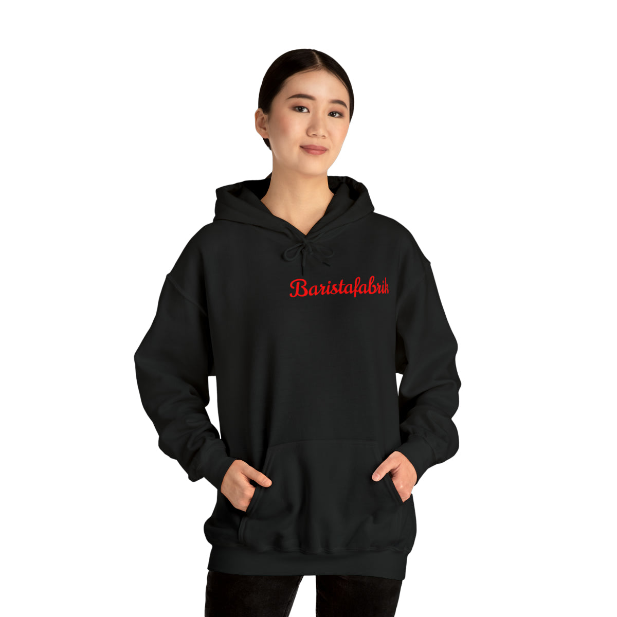 Baristafabrik Hoodie Red-Unisex Heavy Blend™ Hooded Sweatshirt