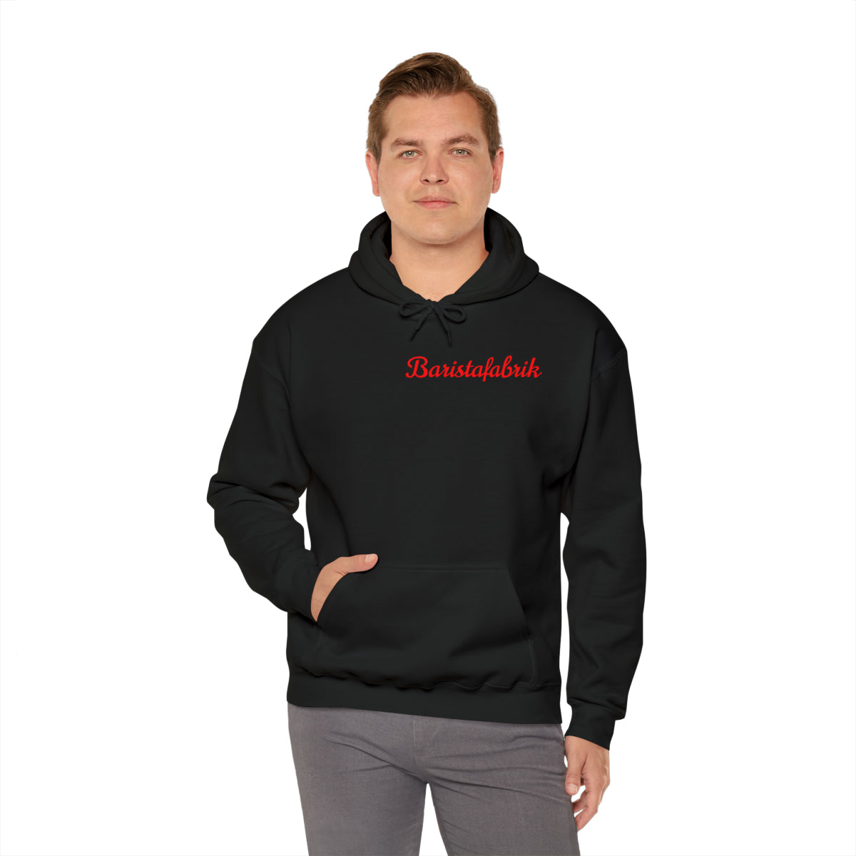 Baristafabrik Hoodie Red-Unisex Heavy Blend™ Hooded Sweatshirt