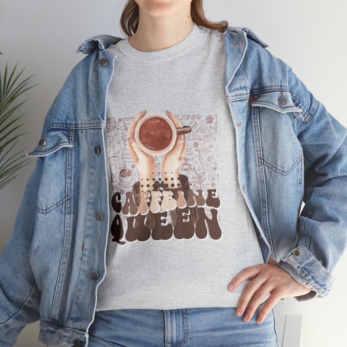 Coffee Queen T-Shirt......Unisex Heavy Cotton Tee