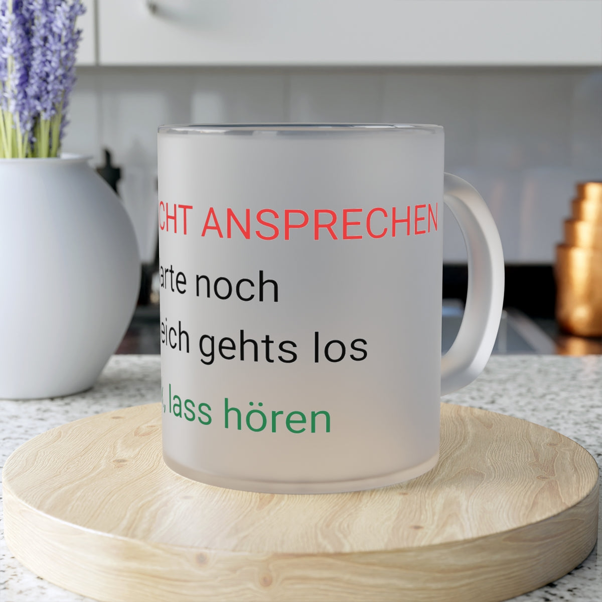 Coffee cup....clear message.....let a little fun in your life