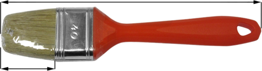 Roter Reinigungspinsel für Siebträger und Siebe
